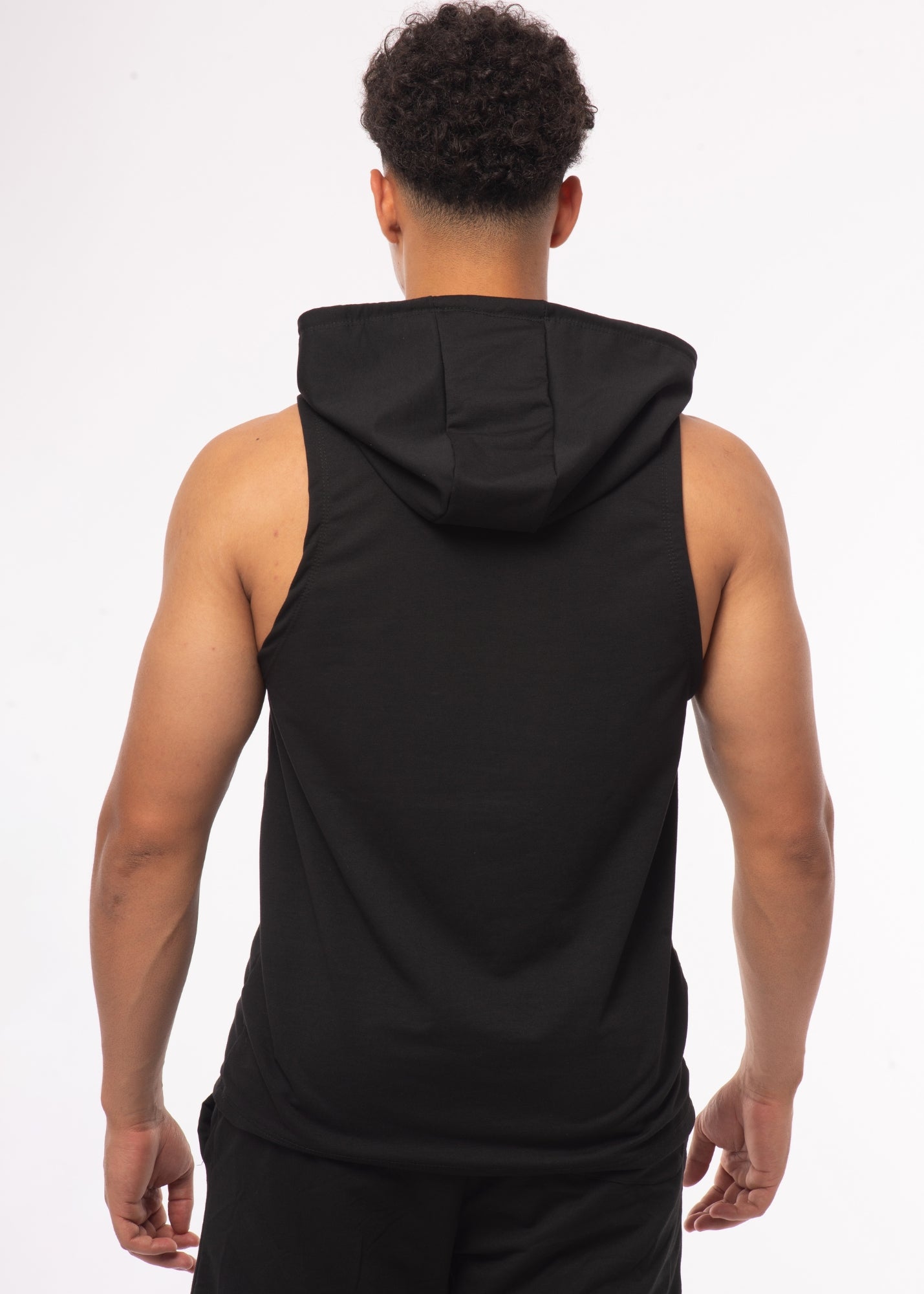 Sweat à capuche sans manches NOIR - HyperFlex™