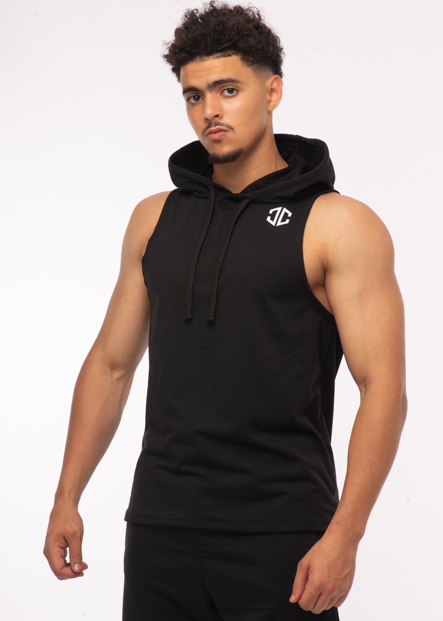 Sweat à capuche sans manches NOIR - HyperFlex™