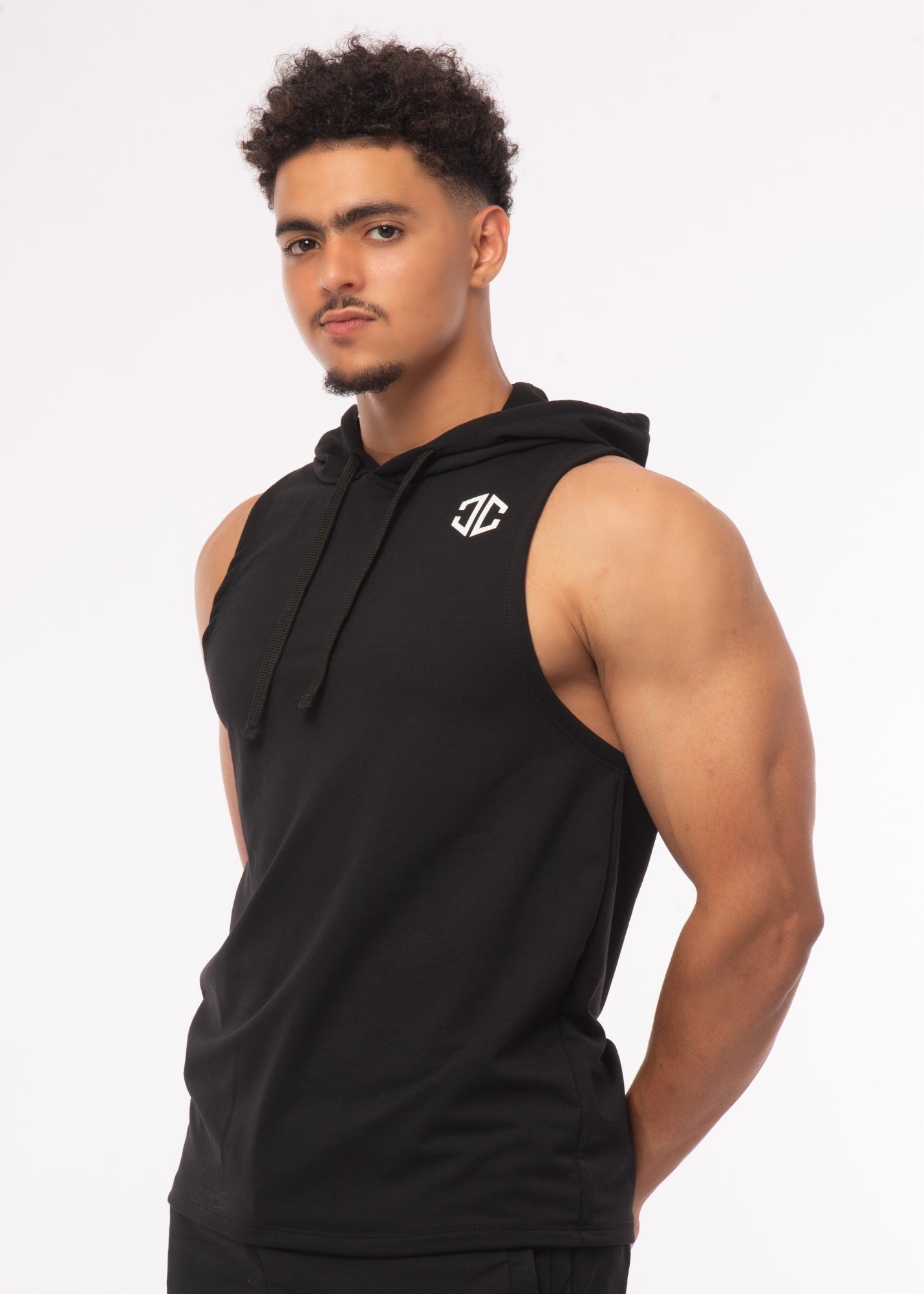 Sweat à capuche sans manches NOIR - HyperFlex™