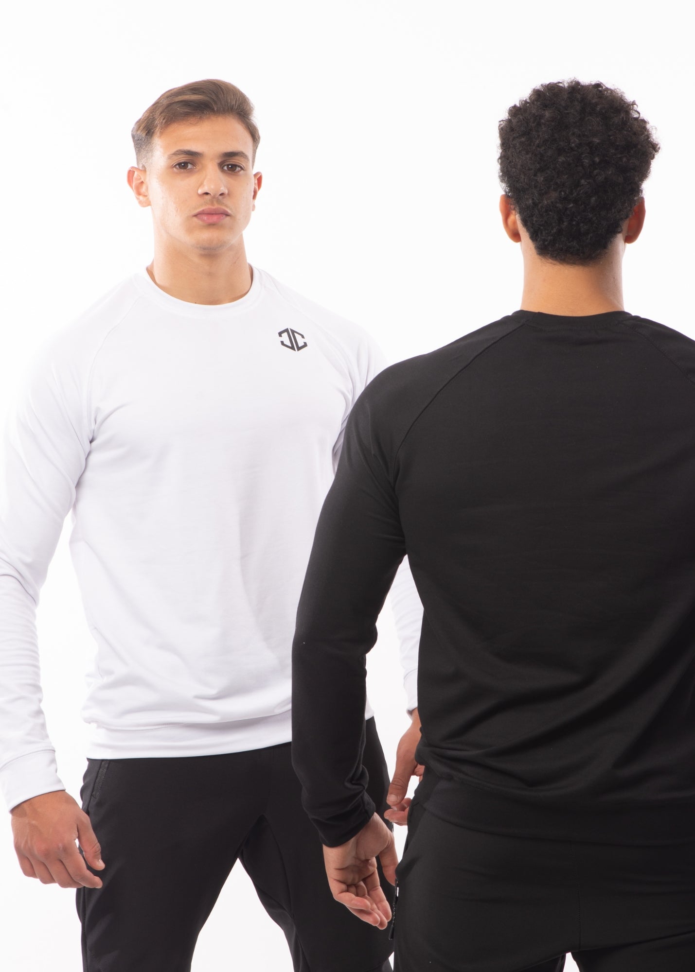 2 Full Sleeve Compression Shirts B&amp;W – Performance™