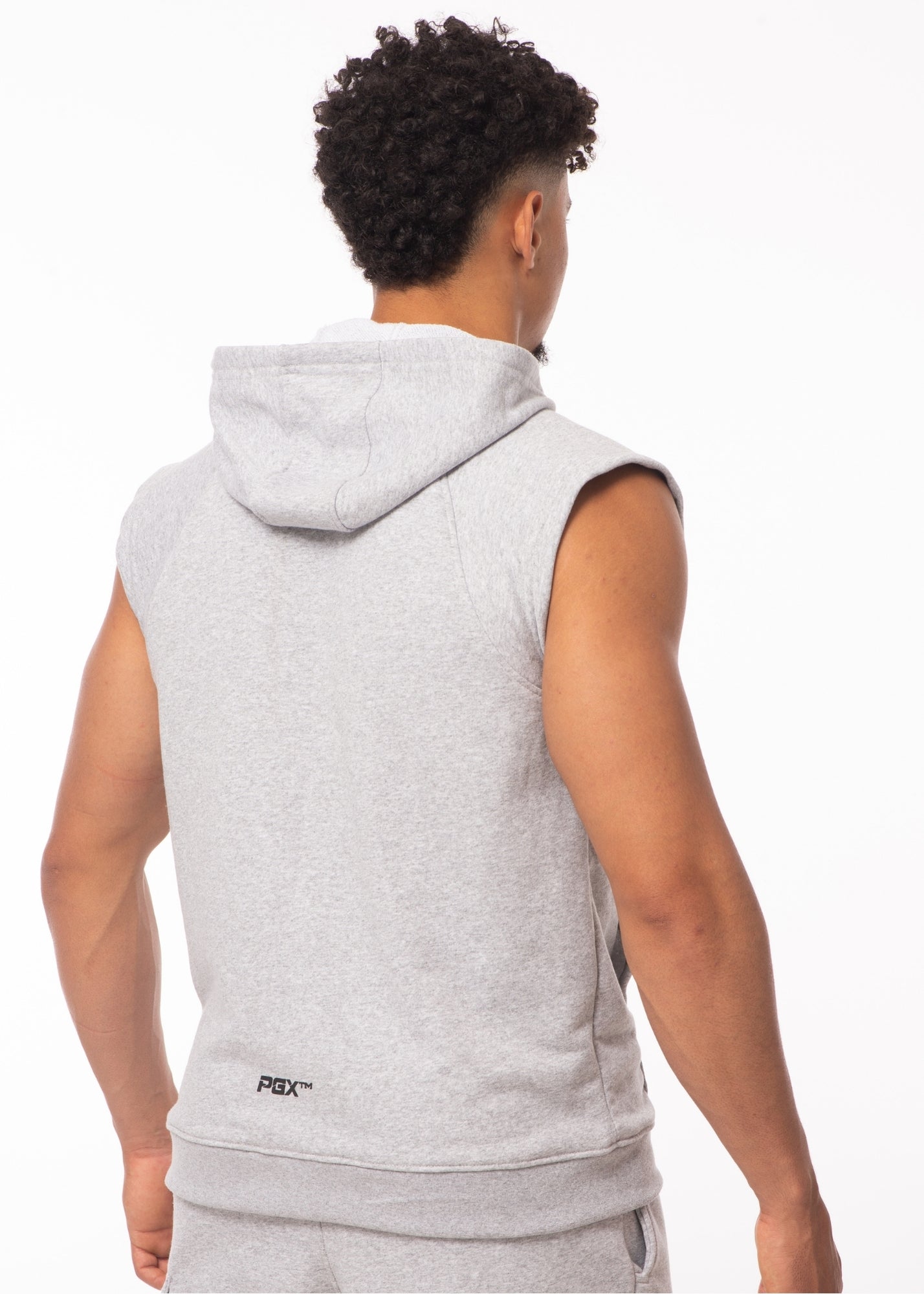 Hoodie Sans Manches Zip – Gris | CAPRA™