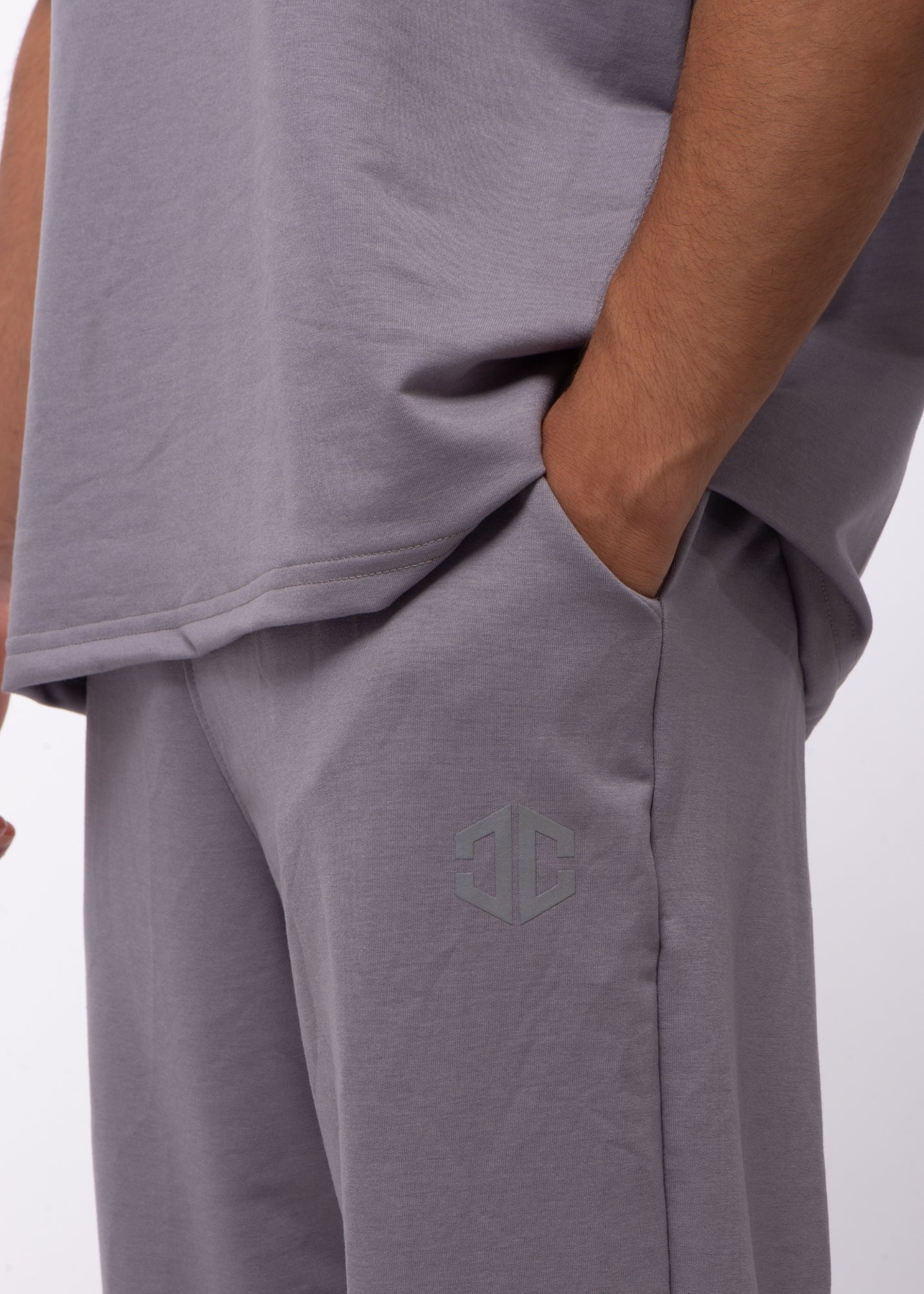 Jogging Baggy Gris Lavande | GTS™